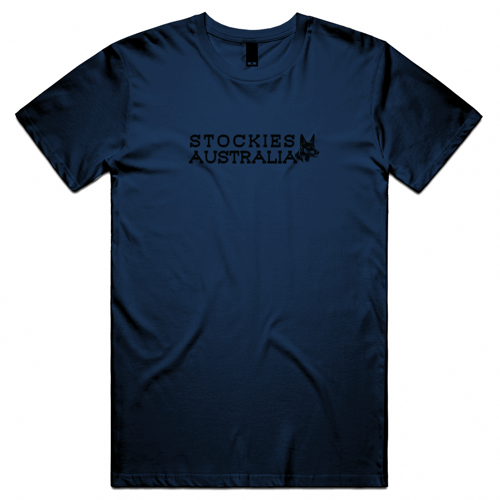 Stockies TShirt 1 Black Stockies Australia Unisex Tee