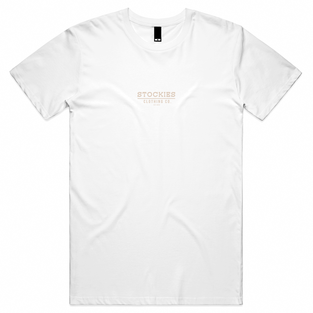 Classic Logo 90mm Stockies Classic Unisex Tee