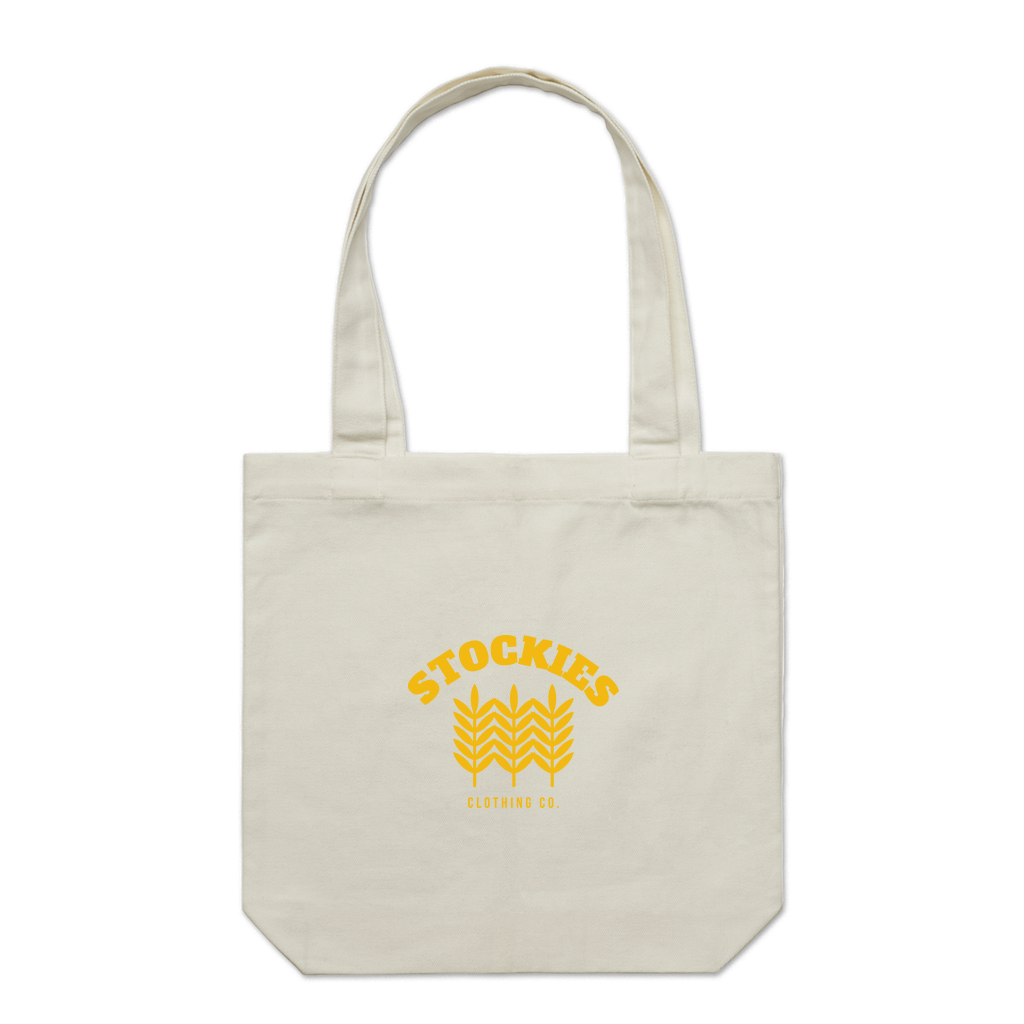 Stockies Wheat Yellow Stockies Wheat Tote Bag