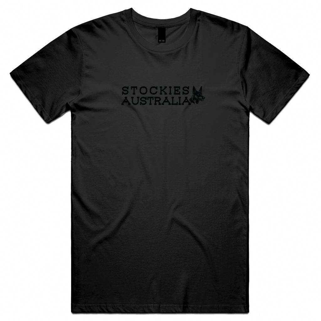 Stockies TShirt 1 Black Stockies Australia Unisex Tee