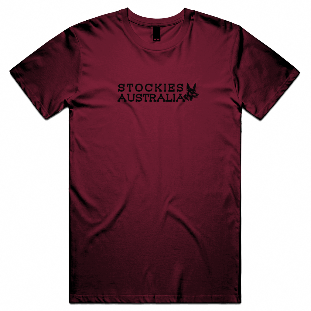 Stockies TShirt 1 Black Stockies Australia Unisex Tee